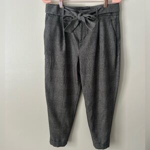 Banana Republic Charcoal Plaid Men's Pants